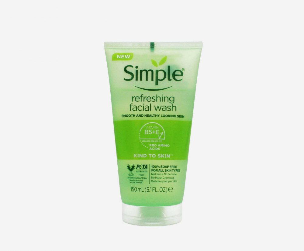 Simple Kind to Skin Refreshing Facial Gel Wash 150ml