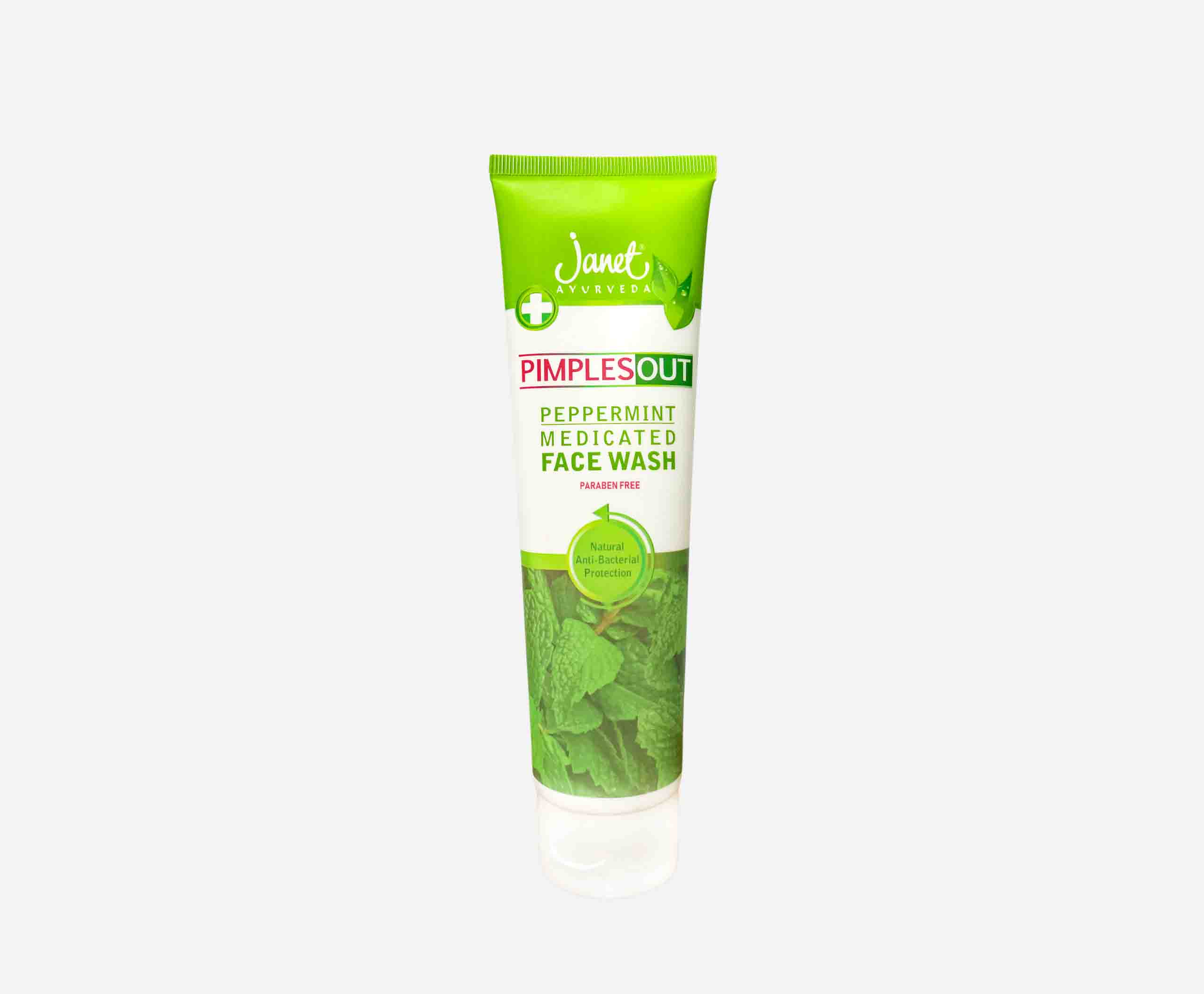 Janet Peppermint Face Wash 100ml endless.lk